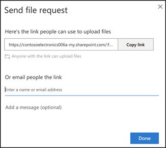 Send file request